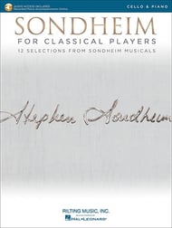 Sondheim for Classical Players Cello Book with Online Audio Access cover